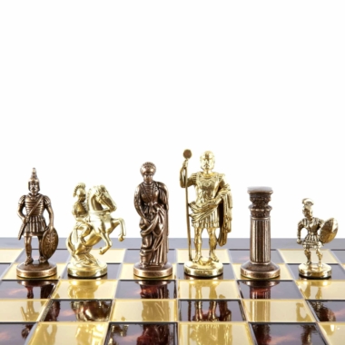 Schachspiel-Set der Griechisch-Römischen Periode aus Bronze und Gold – Bild 3