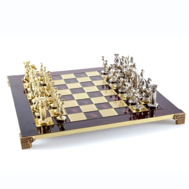 Schachspiel-Set der griechisch-römischen Periode in Silber und Gold – Bild 7