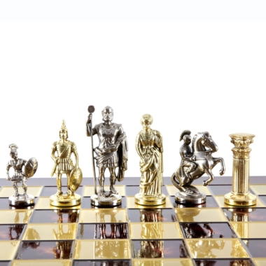 Schachspiel-Set der griechisch-römischen Periode in Silber und Gold – Bild 11