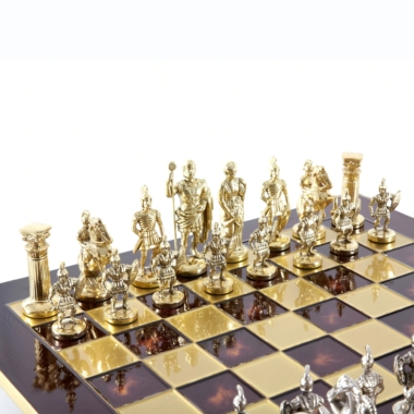 Schachspiel-Set der griechisch-römischen Periode in Silber und Gold – Bild 9