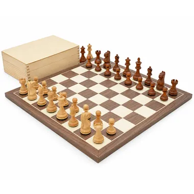 Schachspiel Fierce Knight Tournoi Premium mit Schachbrett aus Holz - Le Palais Des Echecs