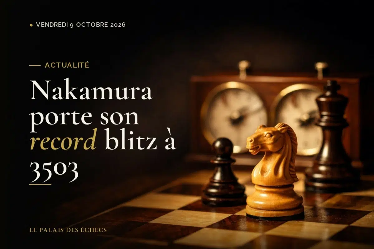 Nakamura porte son record blitz à 3503