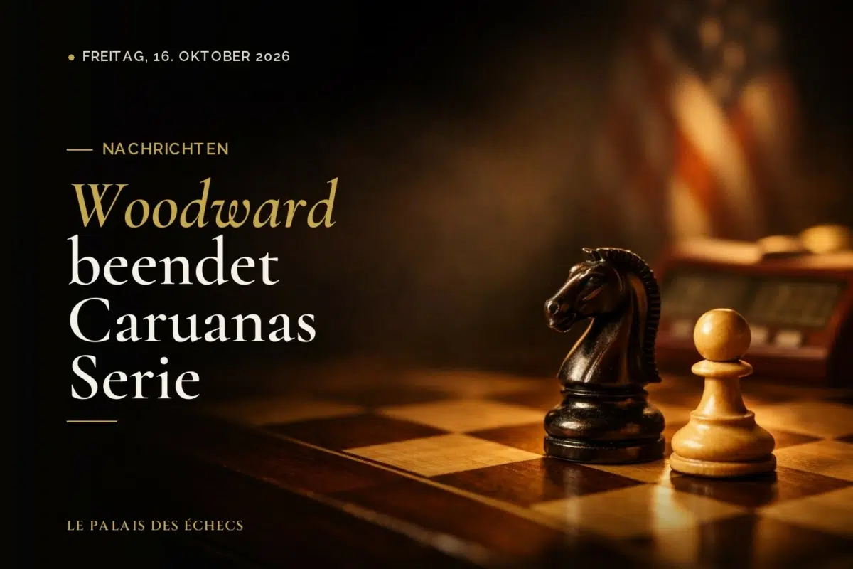 Woodward beendet Caruanas Serie